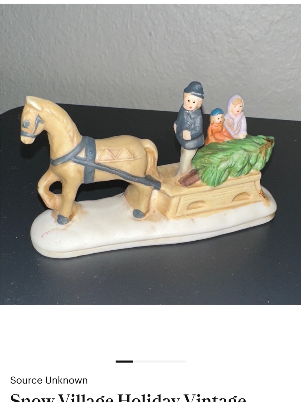 Snow Village people 5 pieces lot